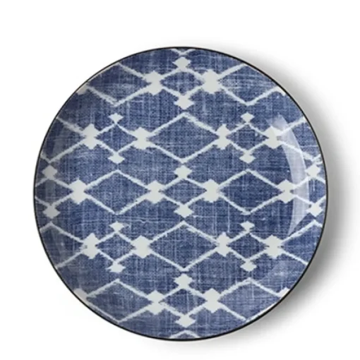 Aizome Hishi 8.5" Plate