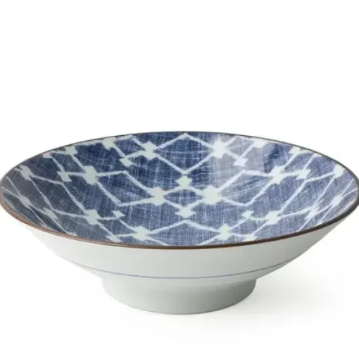 Aizome Hishi 9.75" Serving Bowl