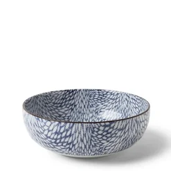 Aizome Mums 7" Bowl