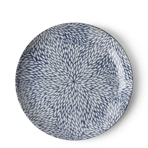 Aizome Mums 8.5" Plate
