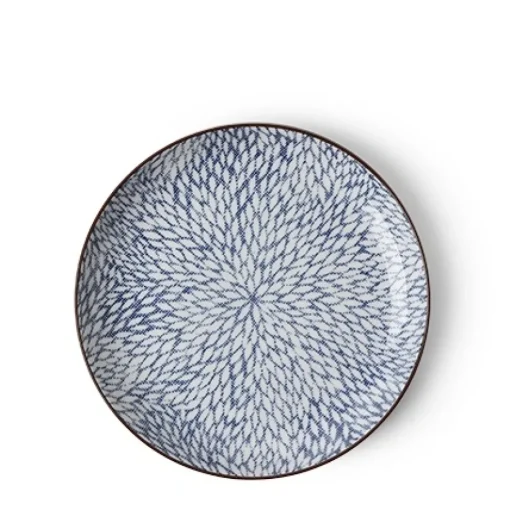 Aizome Mums 7" Plate