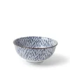 Aizome Mums 4.5" Rice Bowl