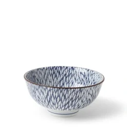 Aizome Mums 4.5" Rice Bowl