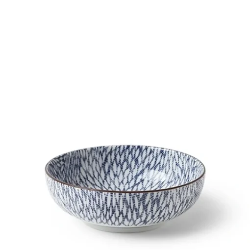 Aizome Mums 5" Shallow Bowl