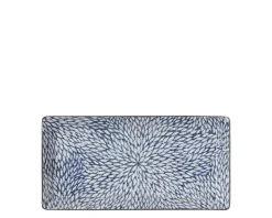 Aizome Mums Rectangle Plate