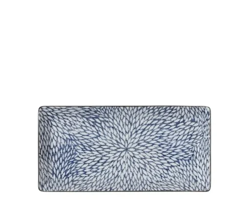 Aizome Mums Rectangle Plate