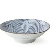 Aizome Shima Ami 9.75" Serving Bowl