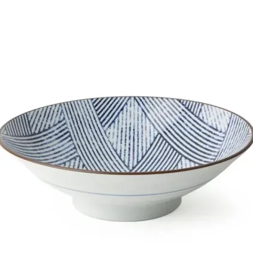Aizome Shima Ami 9.75" Serving Bowl