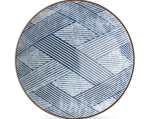 Aizome Shima Ami 9.75" Serving Bowl