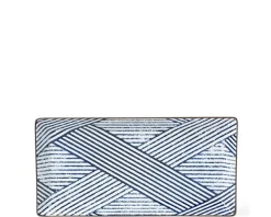 Aizome Shima Rectangle Plate