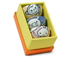 Animal 4.5" Rice Bowl Set