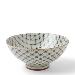 Antique Kimono Lattice Bowl 5-5/8"