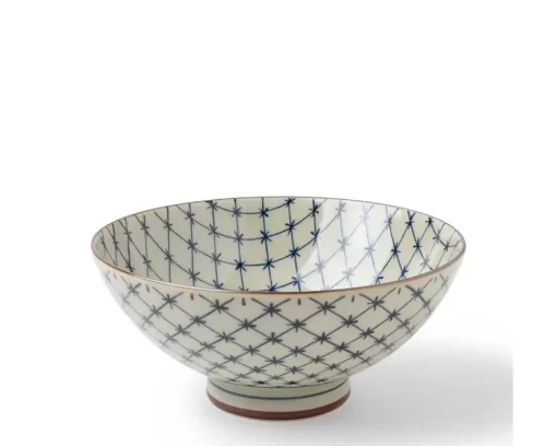 Antique Kimono Lattice Bowl 5-5/8"