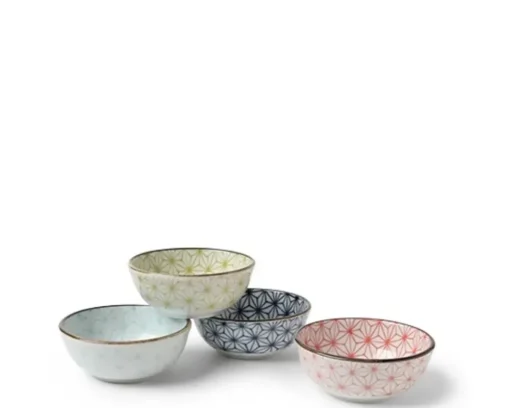 Asanoha 3 Oz. Sauce Bowl Set