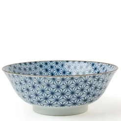 Asanoha Colors 7.25" Bowl - Blue