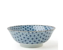 Asanoha Colors 7.25" Bowl - Blue