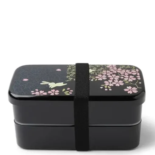 Bento Sakura Rabbit Black