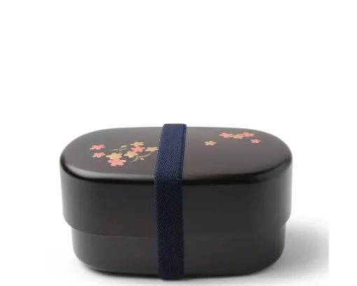 Bento Set Woodgrain Sakura Blossom
