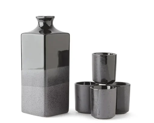 Black Ombre Sake Set