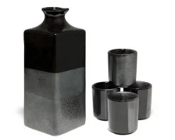 Black Ombre Sake Set