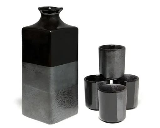 Black Ombre Sake Set