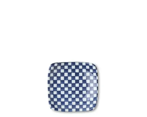 Blue & White Ichimatsu 3.5" Plate