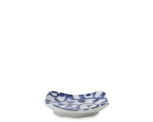 Blue & White Karakusa 3.5" Plate