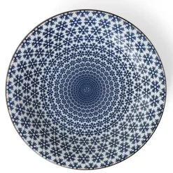 Blue & White Snow 11" Plate