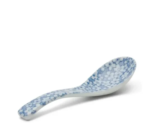 Blue & White Soup Spoon Set
