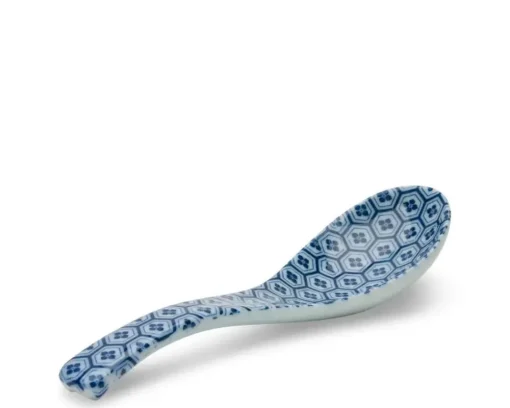 Blue & White Soup Spoon Set