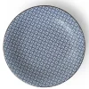 Blue & White Stitch 11" Plate
