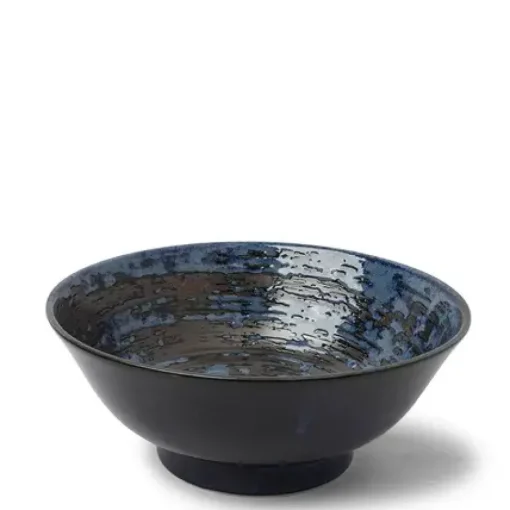 Blue Black Swirl 8.25" Bowl