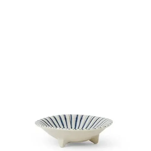 Blue Brown Tokusa 4" Bowl