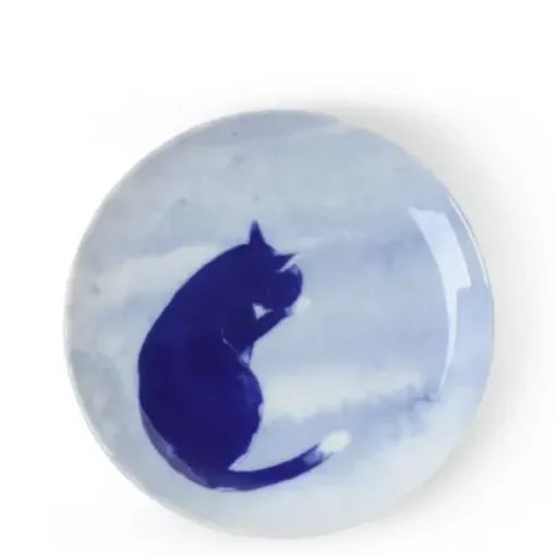 Blue Cat Grooming Plate
