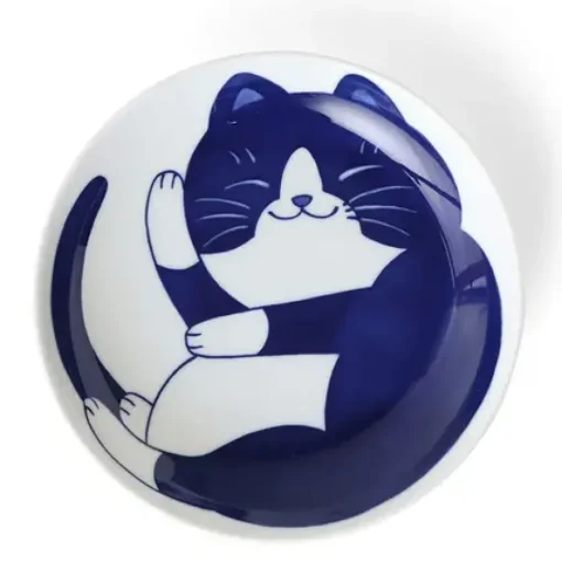 Blue Cats 7.75" Bowl