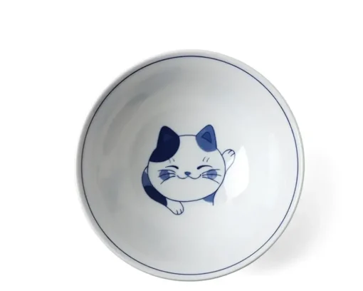 Blue Cats 7.5" Bowl