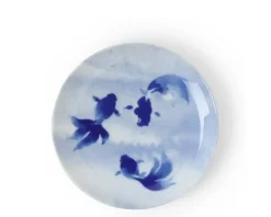 Blue Fish Swimming Plate