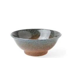 Blue Sand Crackle Bowl 8-1/2"