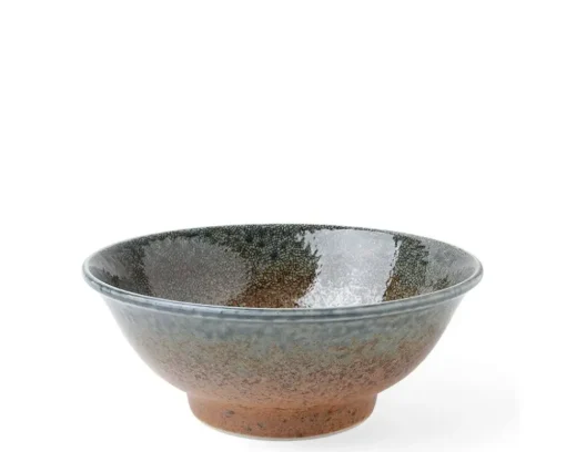 Blue Sand Crackle Bowl 8-1/2"