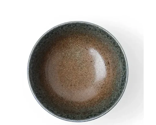 Blue Sand Crackle Bowl 8-1/2"