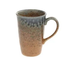 Blue Sand Crackle Mug