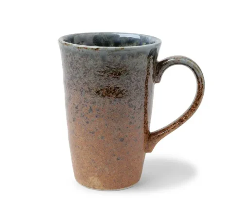 Blue Sand Crackle Mug