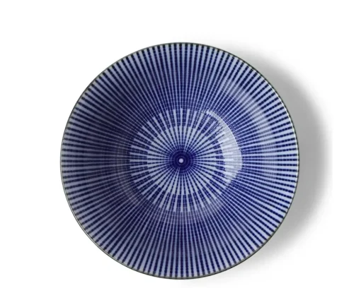 Blue Spoke Bowl 6"