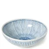 Blue Stripes 8.25" Bowl