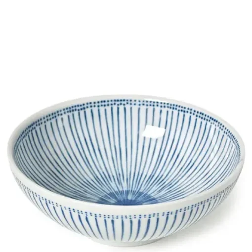 Blue Stripes 8.25" Bowl