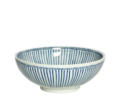 Blue Stripes 8.25" Bowl