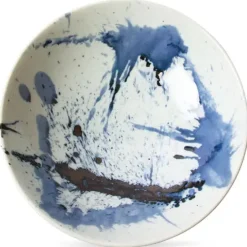 Blue Sumi 9.75" Serving Bowl