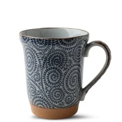 Blue Vintage Karakusa 14 Oz. Mug