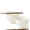Boulder White Bowl Set/2