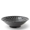 Bowl Black Choctaw Swirl 10"